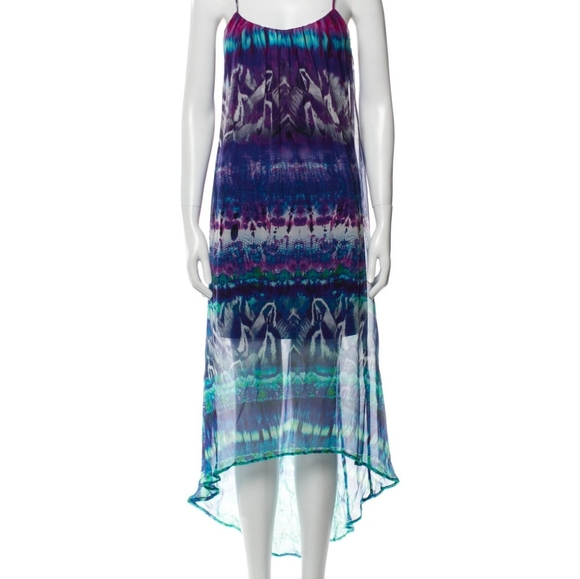 Twelfth Street by Cynthia Vincent Hi low Summer dress - Picture 1 of 5